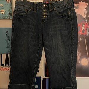 The Limited Midnight Blue Cropped Jeans